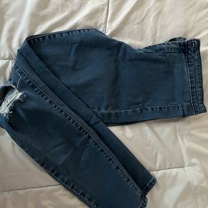 High waisted blue skiing jeans from Forever21